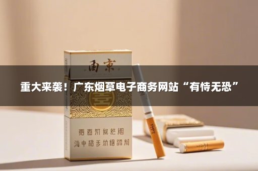 重大来袭！广东烟草电子商务网站“有恃无恐”