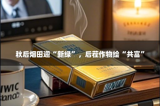 秋后烟田迎“新绿”，后茬作物绘“共富”